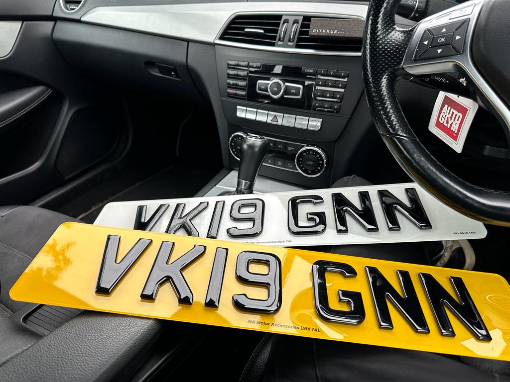 4D Gel Number Plate