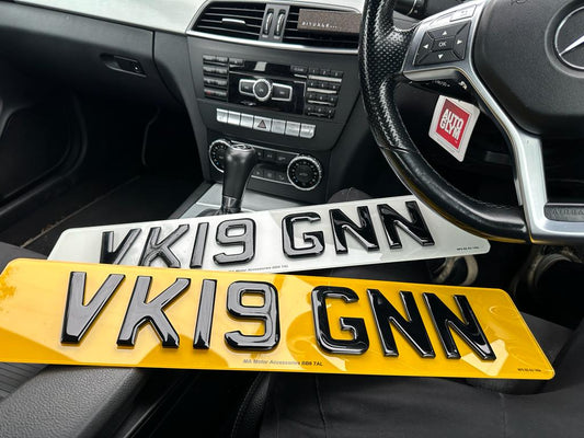 4D Gel Number Plate